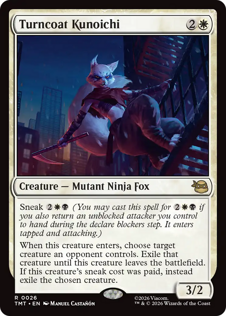 Turncoat Kunoichi [Teenage Mutant Ninja Turtles] | Card Merchant Takapuna