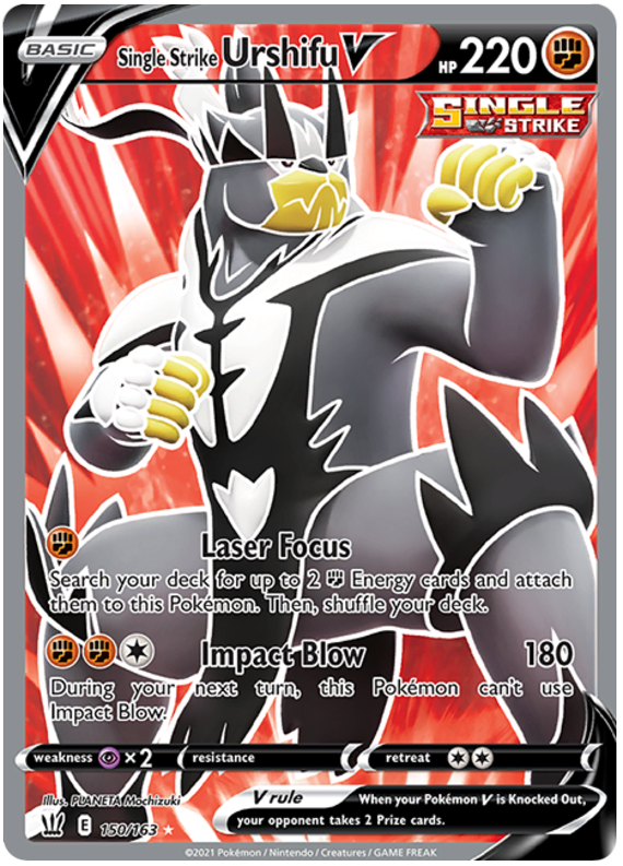 Single Strike Urshifu V (150/163) [Sword & Shield: Battle Styles] | Card Merchant Takapuna