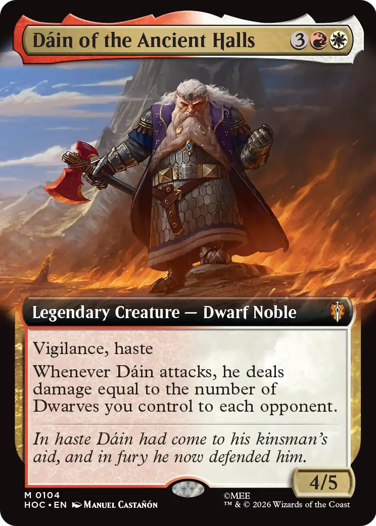 Dain of the Ancient Halls (Extended Art) [The Hobbit: Eternal-Legal] | Card Merchant Takapuna