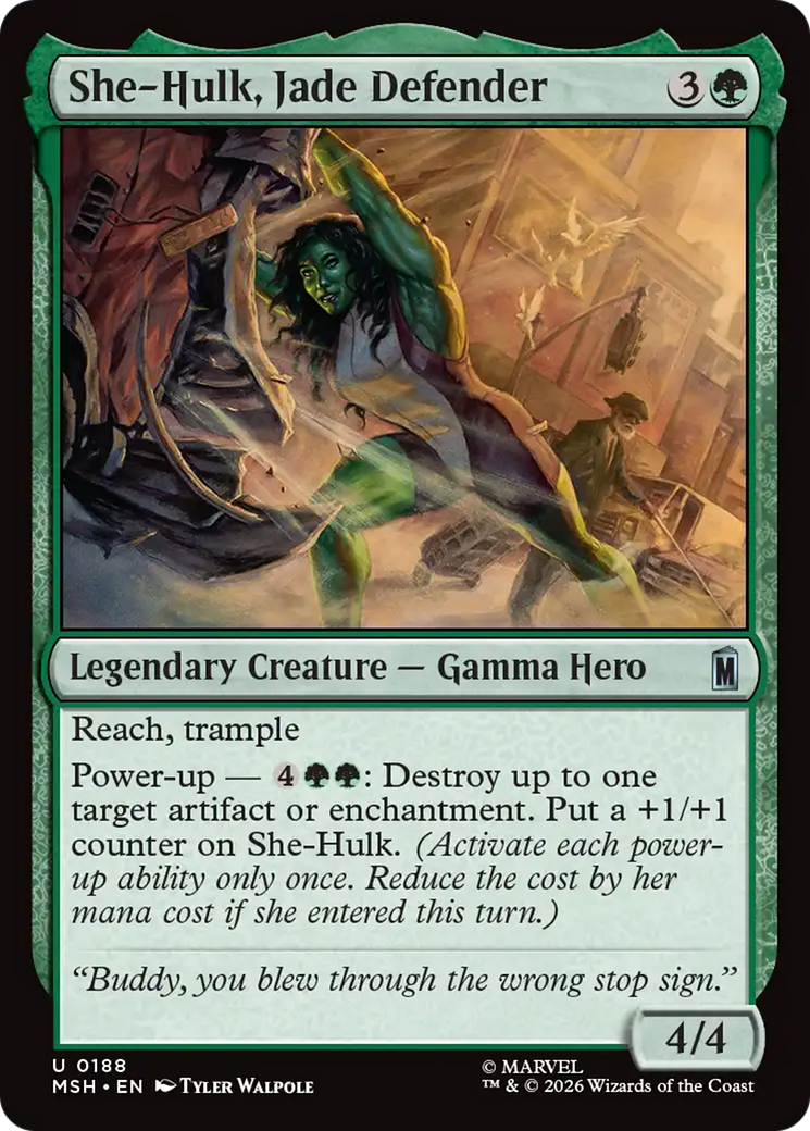 She-Hulk, Jade Defender [Marvel Super Heroes] | Card Merchant Takapuna