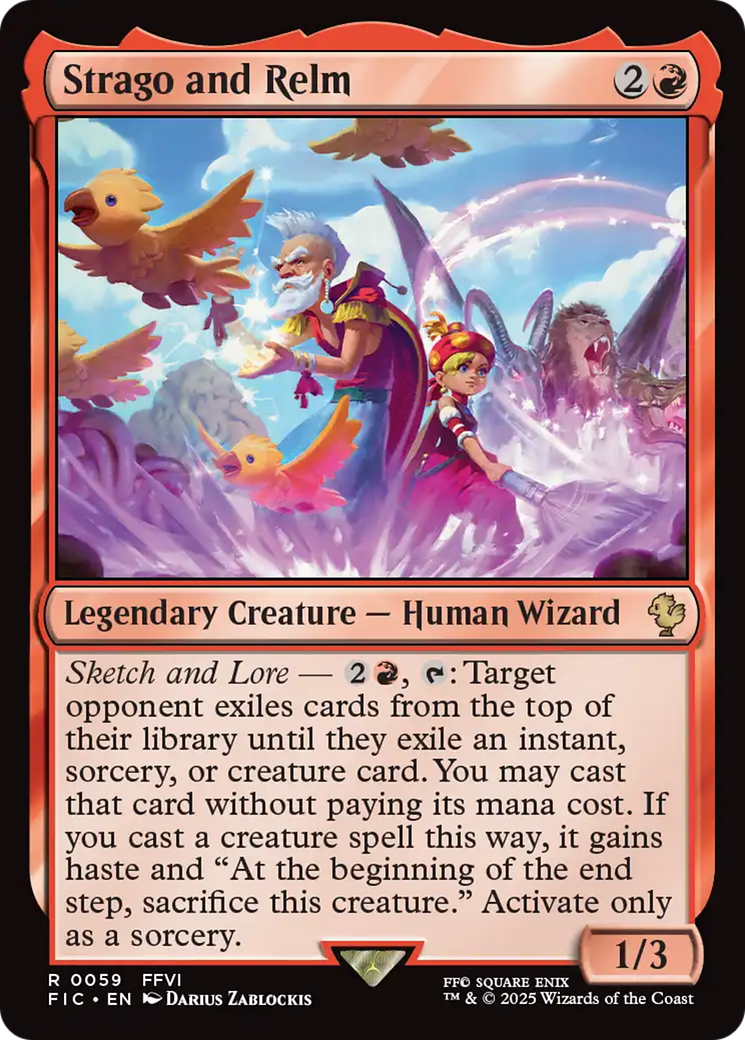Strago and Relm [FINAL FANTASY Commander] | Card Merchant Takapuna