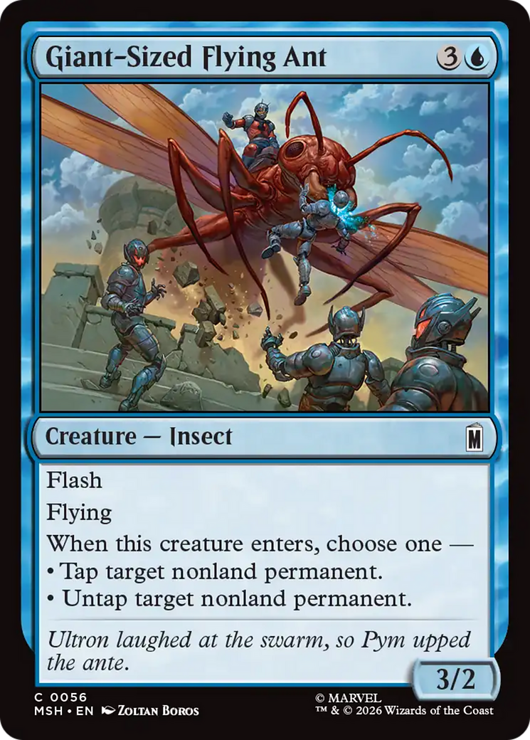 Giant-Sized Flying Ant [Marvel Super Heroes] | Card Merchant Takapuna
