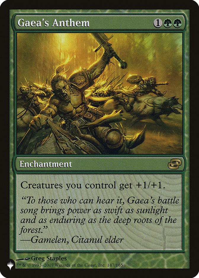 Gaea's Anthem [The List] | Card Merchant Takapuna