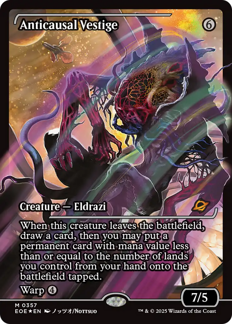 Anticausal Vestige (Showcase) [Edge of Eternities] | Card Merchant Takapuna