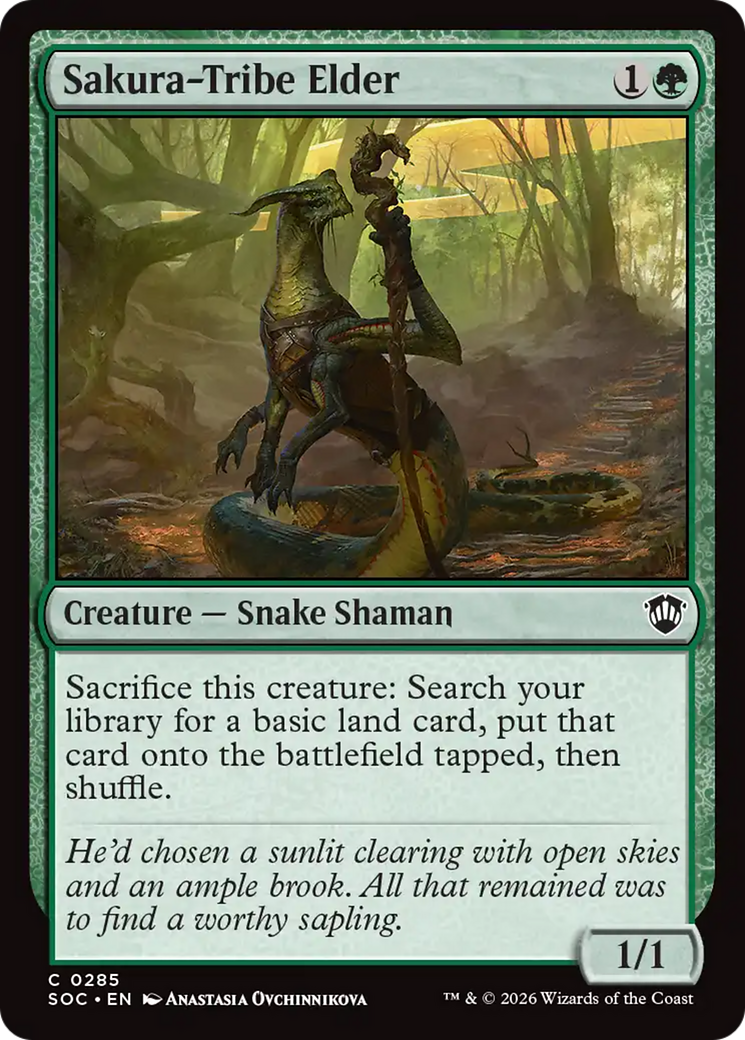 Sakura-Tribe Elder [Secrets of Strixhaven Commander] | Card Merchant Takapuna
