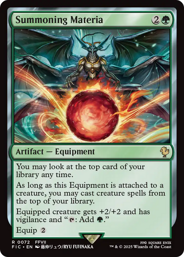 Summoning Materia [FINAL FANTASY Commander] | Card Merchant Takapuna
