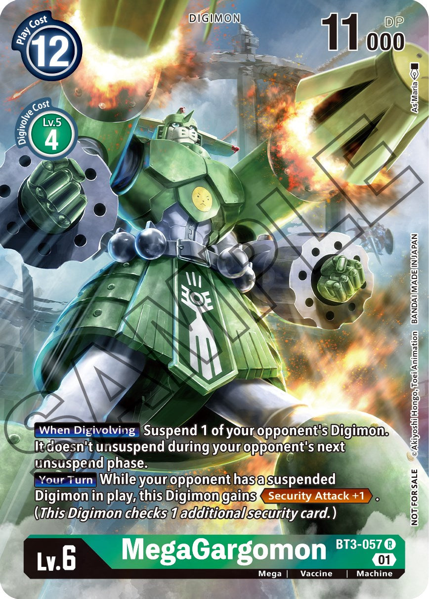 MegaGargomon [BT3-057] (Tamer's Card Set 1) [Release Special Booster Promos] | Card Merchant Takapuna