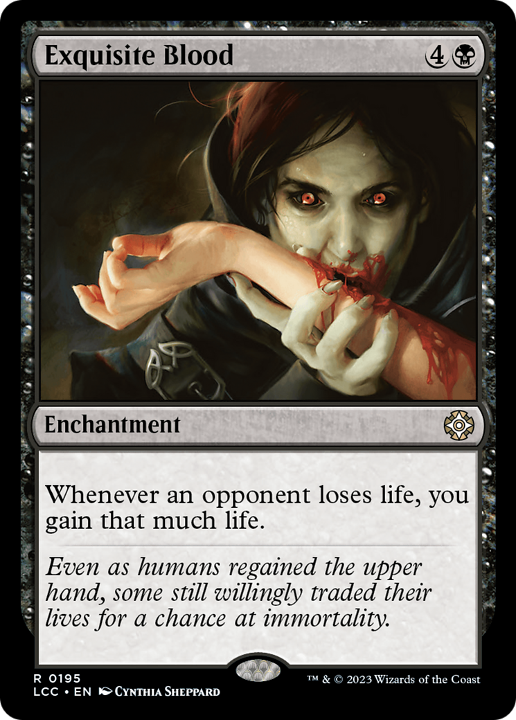 Exquisite Blood [The Lost Caverns of Ixalan Commander] | Card Merchant Takapuna