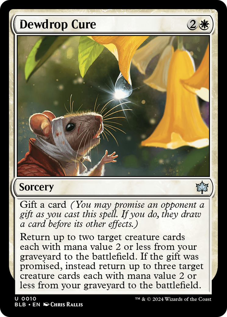 Dewdrop Cure [Bloomburrow] | Card Merchant Takapuna