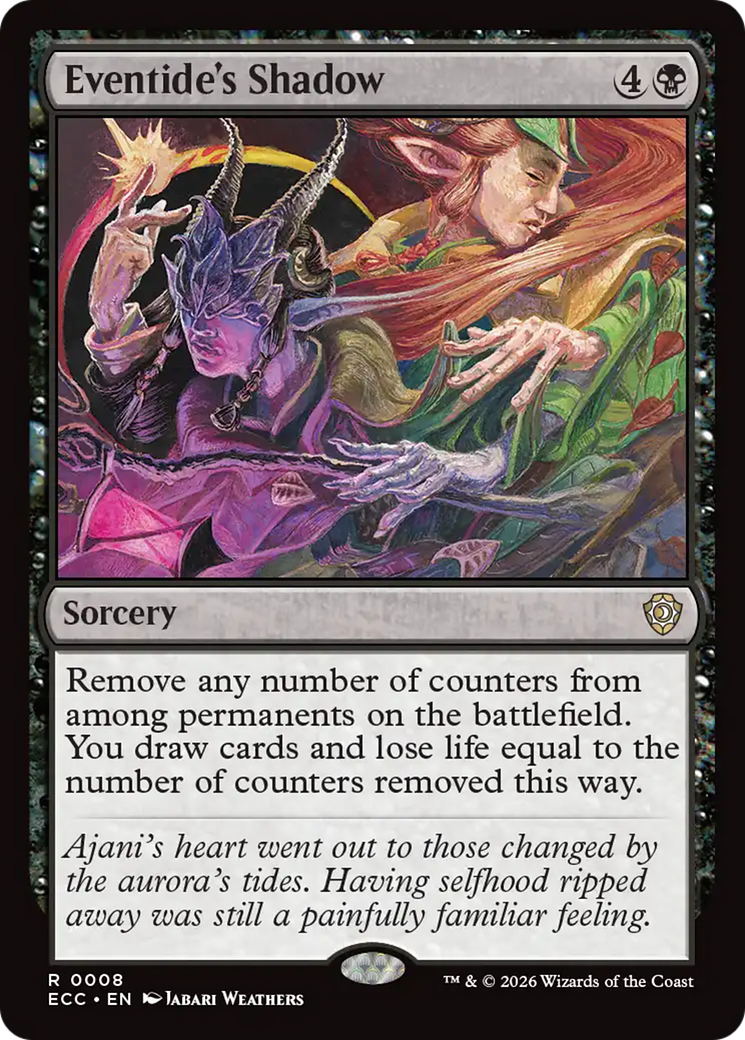 Eventide's Shadow [Lorwyn Eclipsed Commander] | Card Merchant Takapuna