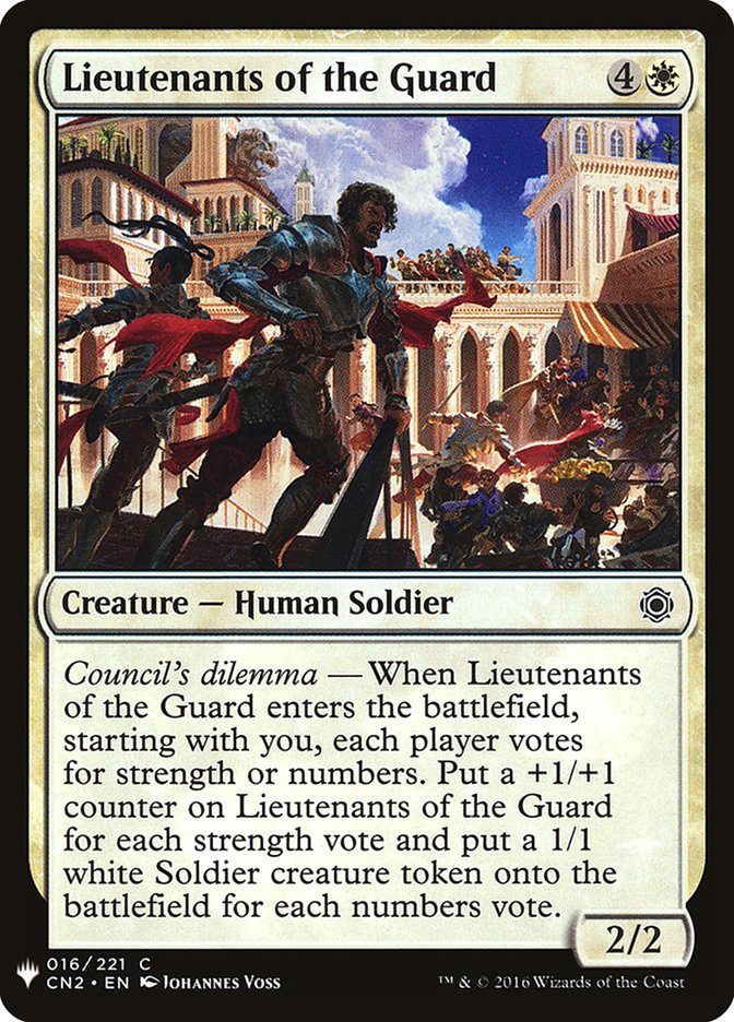 Lieutenants of the Guard [Mystery Booster] | Card Merchant Takapuna