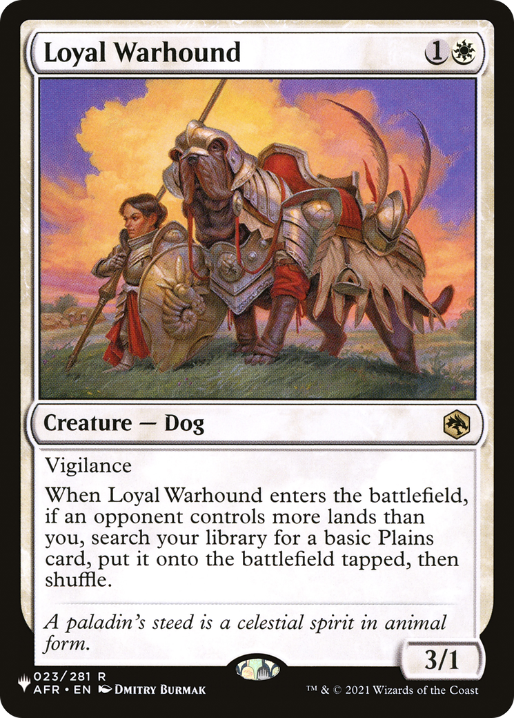 Loyal Warhound [The List] | Card Merchant Takapuna