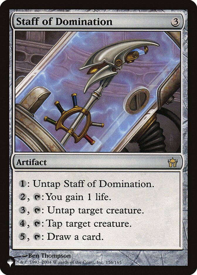Staff of Domination [The List] | Card Merchant Takapuna