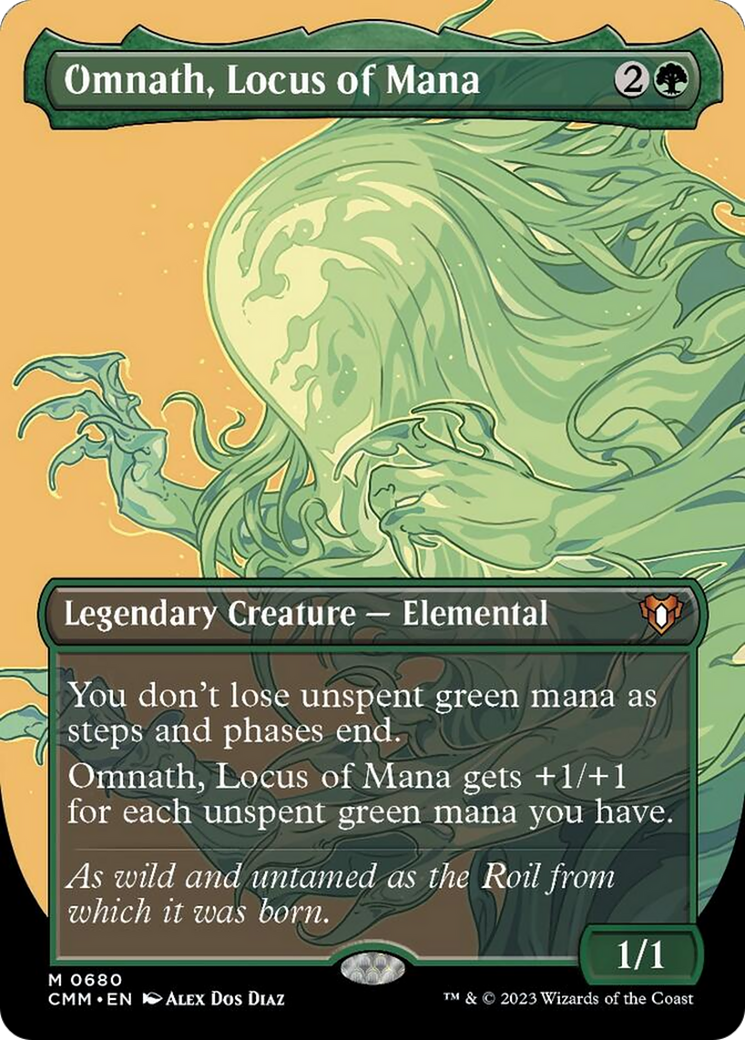Omnath, Locus of Mana (Borderless Profile) [Commander Masters] | Card Merchant Takapuna