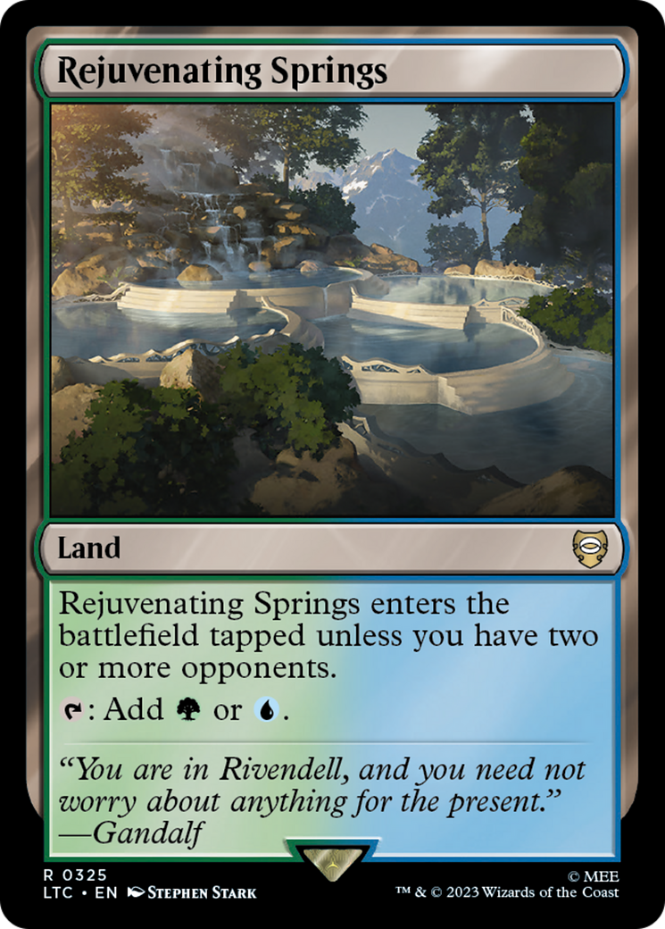 Rejuvenating Springs [The Lord of the Rings: Tales of Middle-Earth Commander] | Card Merchant Takapuna