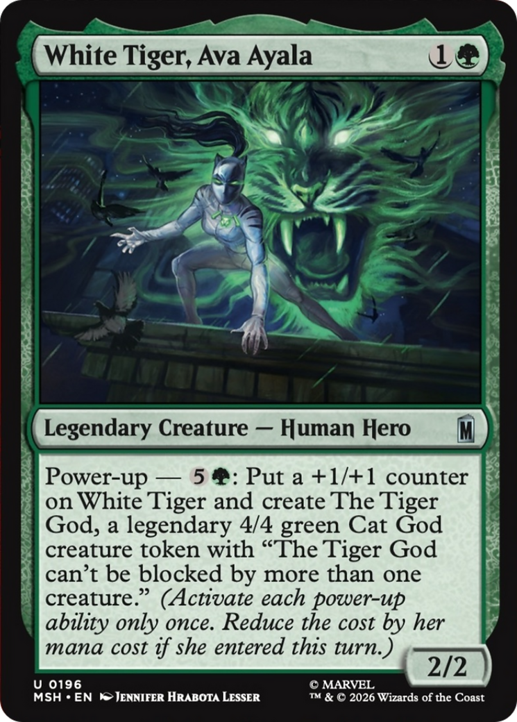 White Tiger, Ava Ayala [Marvel Super Heroes] | Card Merchant Takapuna
