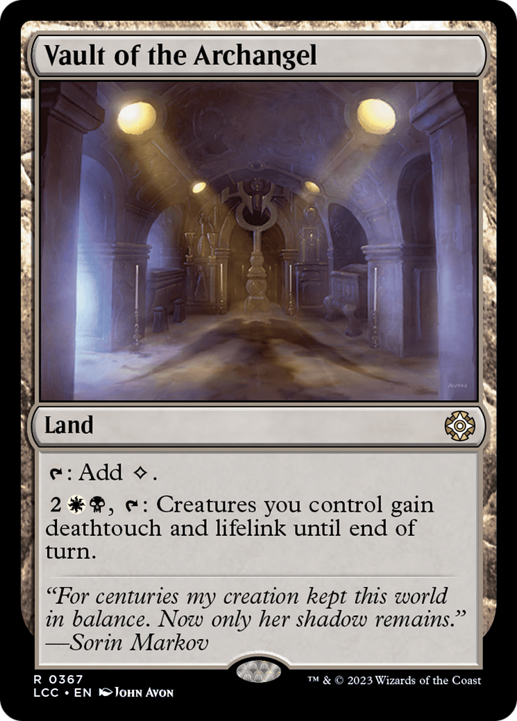 Vault of the Archangel [The Lost Caverns of Ixalan Commander] | Card Merchant Takapuna