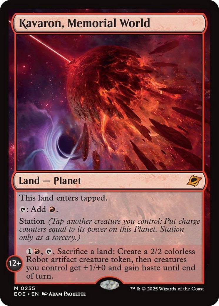 Kavaron, Memorial World [Edge of Eternities] | Card Merchant Takapuna