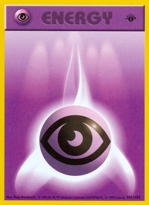 Psychic Energy (101/102) (Shadowless) [Base Set 1st Edition] | Card Merchant Takapuna