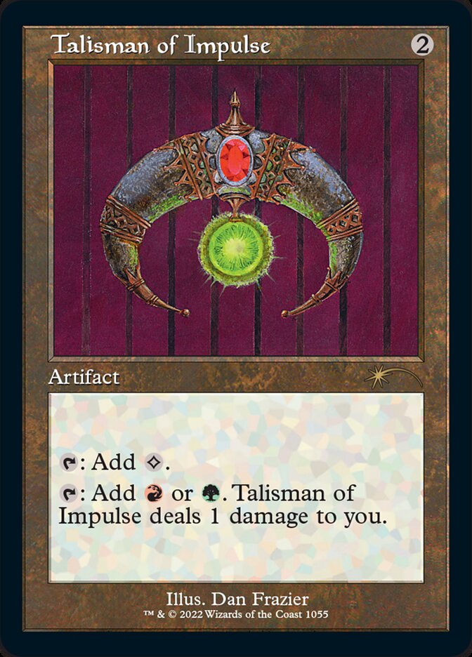 Talisman of Impulse (Foil Etched) [Secret Lair Drop Series] | Card Merchant Takapuna