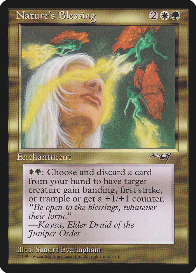 Nature's Blessing [Alliances] | Card Merchant Takapuna