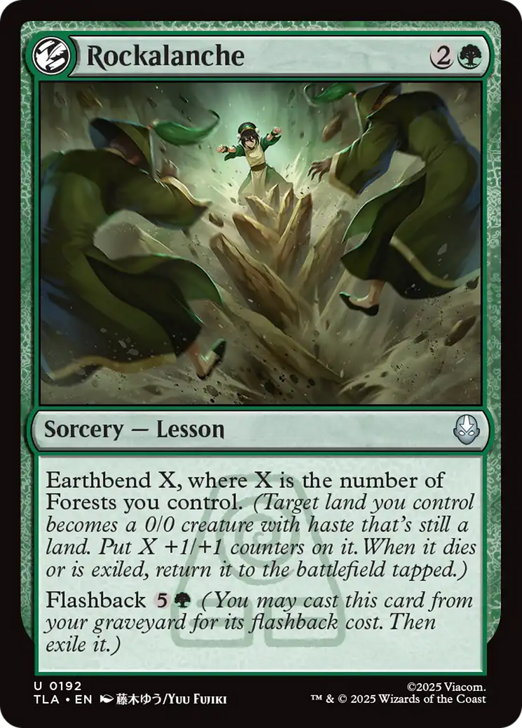Rockalanche [Avatar: The Last Airbender] | Card Merchant Takapuna