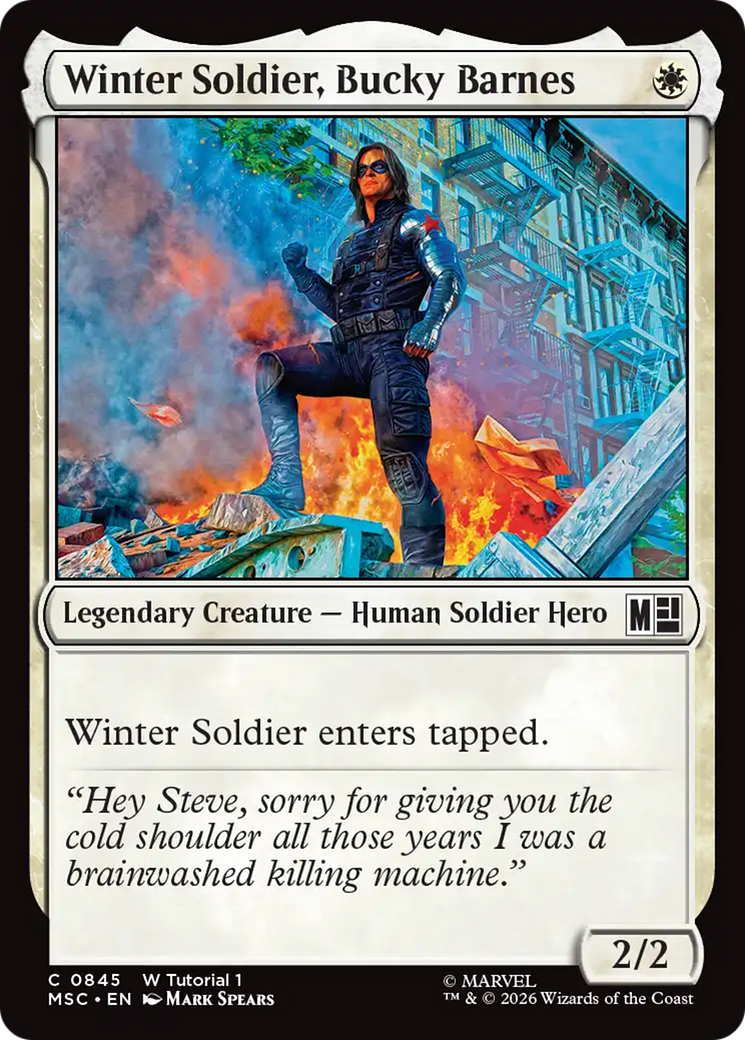 Winter Soldier, Bucky Barnes (0845) [Marvel Super Heroes Commander] | Card Merchant Takapuna