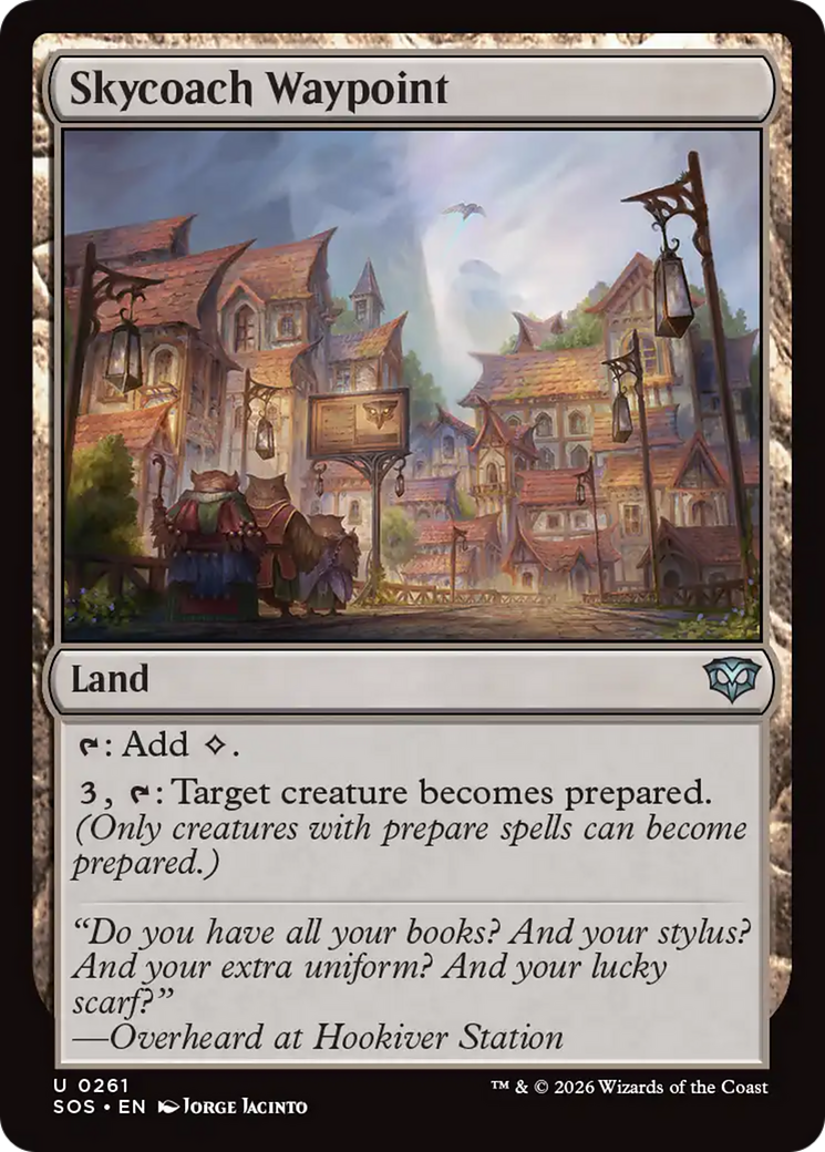 Skycoach Waypoint [Secrets of Strixhaven] | Card Merchant Takapuna