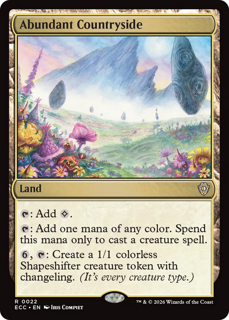 Abundant Countryside [Lorwyn Eclipsed Commander] | Card Merchant Takapuna