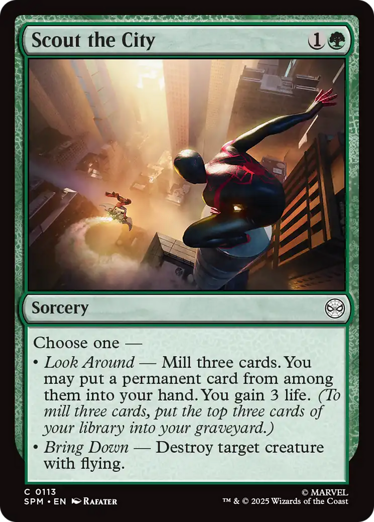 Scout the City [Marvel's Spider-Man] | Card Merchant Takapuna