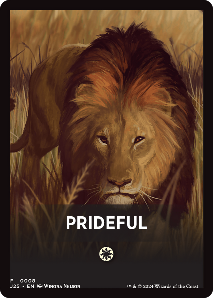 Prideful Theme Card [Foundations Jumpstart Front Cards] | Card Merchant Takapuna