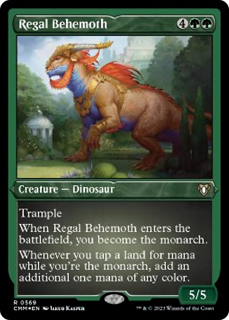 Regal Behemoth (Foil Etched) [Commander Masters] | Card Merchant Takapuna
