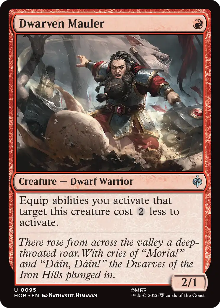 Dwarven Mauler [The Hobbit] | Card Merchant Takapuna