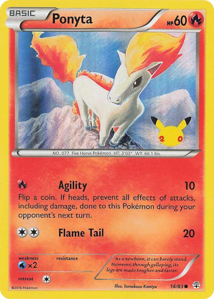 Ponyta (014/083) [Celebrations: 25th Anniversary] | Card Merchant Takapuna