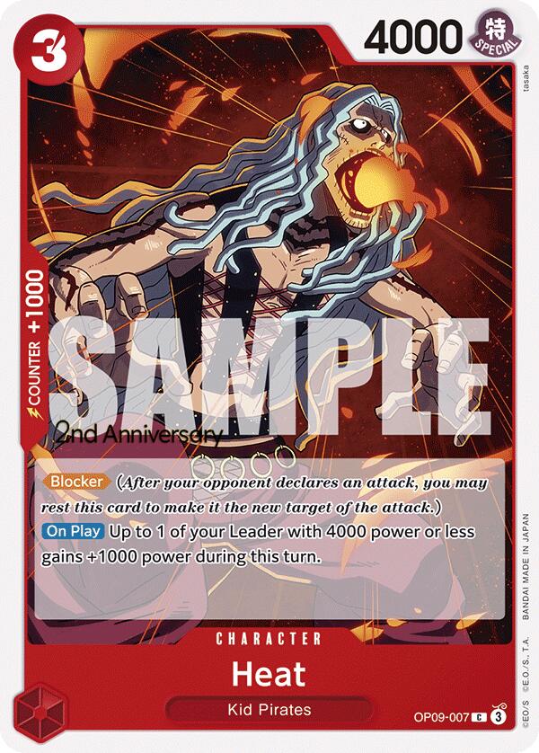 Heat [Emperors in the New World: 2nd Anniversary Tournament Cards] | Card Merchant Takapuna