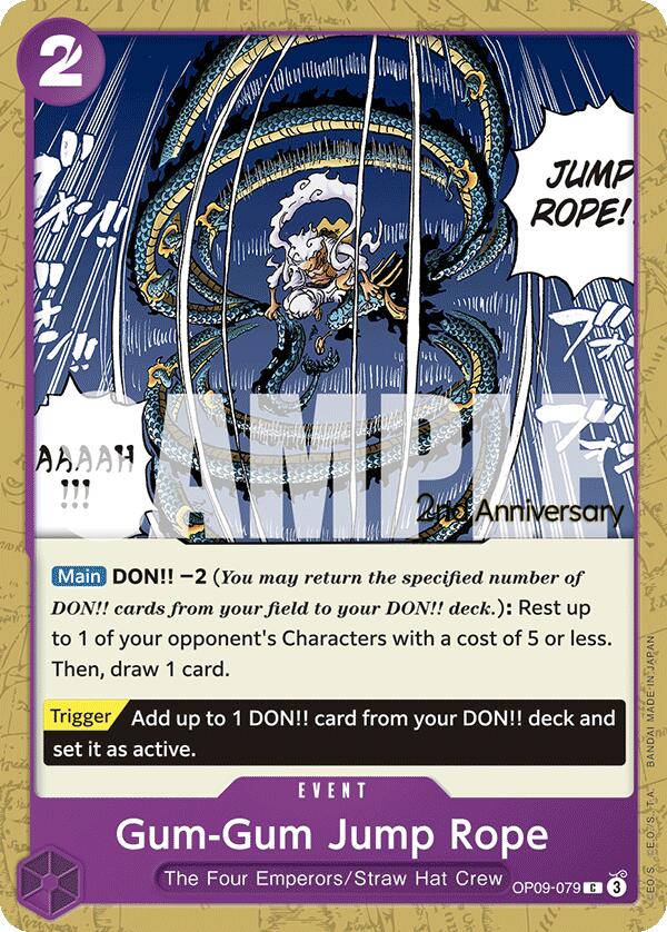 Gum-Gum Jump Rope [Emperors in the New World: 2nd Anniversary Tournament Cards] | Card Merchant Takapuna