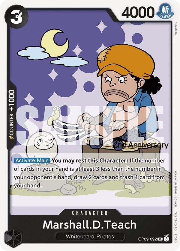 Marshall.D.Teach [Emperors in the New World: 2nd Anniversary Tournament Cards] | Card Merchant Takapuna
