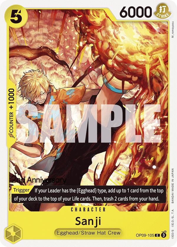 Sanji [Emperors in the New World: 2nd Anniversary Tournament Cards] | Card Merchant Takapuna