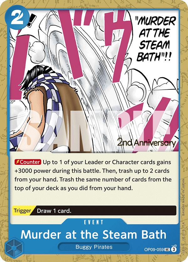 Murder at the Steam Bath [Emperors in the New World: 2nd Anniversary Tournament Cards] | Card Merchant Takapuna