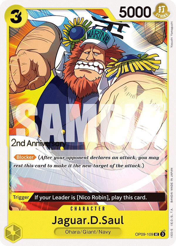 Jaguar.D.Saul [Emperors in the New World: 2nd Anniversary Tournament Cards] | Card Merchant Takapuna