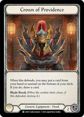 Fabric of Providence // Crown of Providence [LSS013] (Promo)  Cold Foil | Card Merchant Takapuna