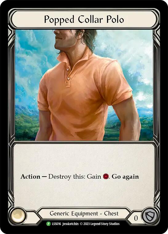 Popped Collar Polo [LSS016] (Promo)  Cold Foil | Card Merchant Takapuna