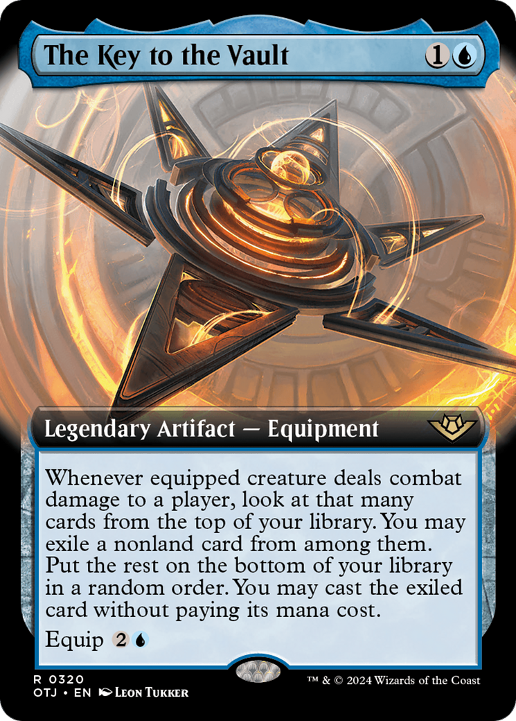 The Key to the Vault (Extended Art) [Outlaws of Thunder Junction] | Card Merchant Takapuna