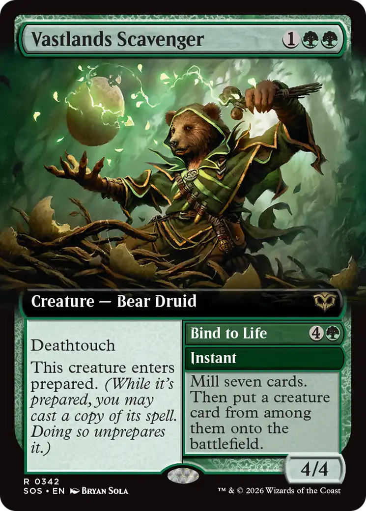 Vastlands Scavenger (Extended Art) [Secrets of Strixhaven] | Card Merchant Takapuna