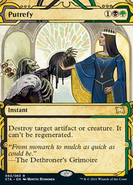 Putrefy (Foil Etched) [Strixhaven: Mystical Archive] | Card Merchant Takapuna