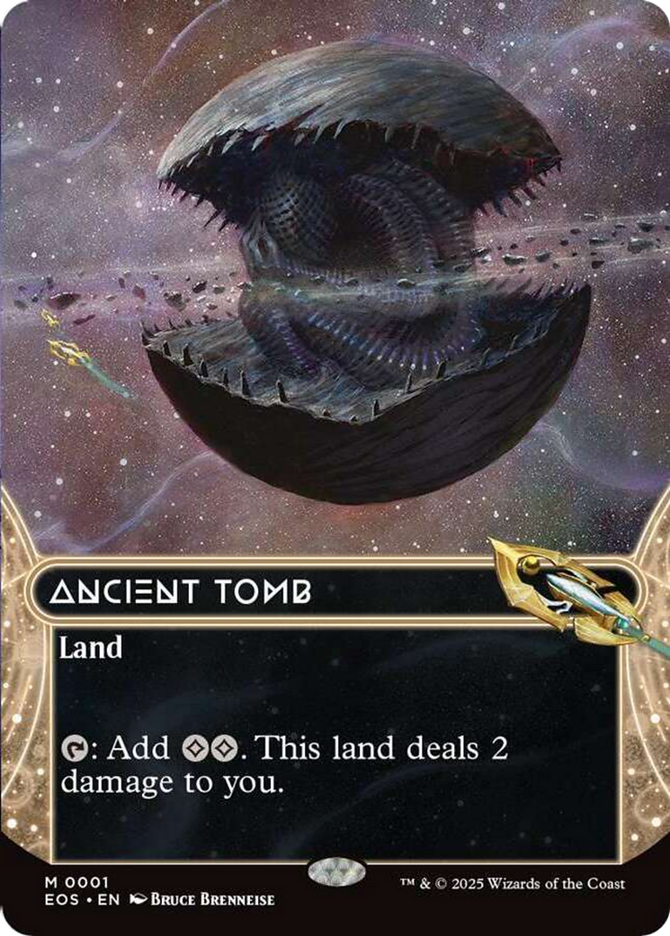 Ancient Tomb (0001) (Borderless) [Edge of Eternities: Stellar Sights] | Card Merchant Takapuna