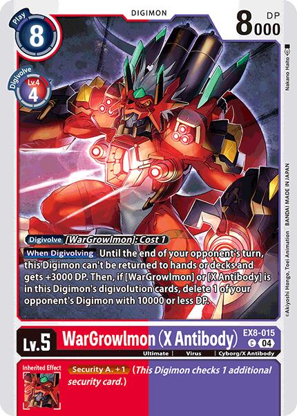 WarGrowlmon (X Antibody) [EX8-015] [Chain of Liberation] | Card Merchant Takapuna