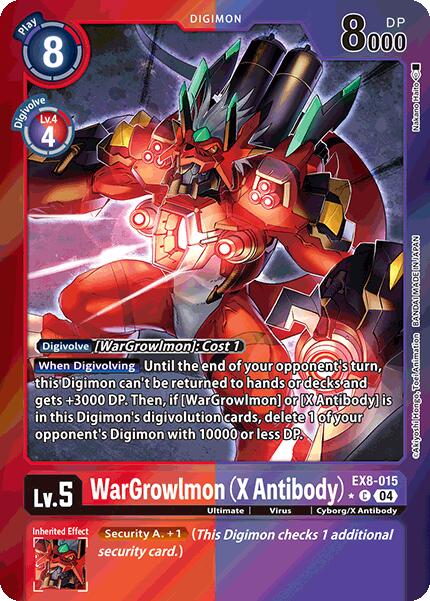 WarGrowlmon [EX8-015] (X Antibody) (Limited Foil) [Chain of Liberation] | Card Merchant Takapuna