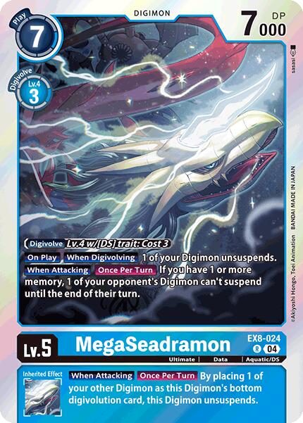 MegaSeadramon [EX8-024] [Chain of Liberation] | Card Merchant Takapuna