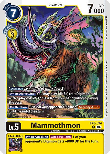 Mammothmon [EX8-034] [Chain of Liberation] | Card Merchant Takapuna